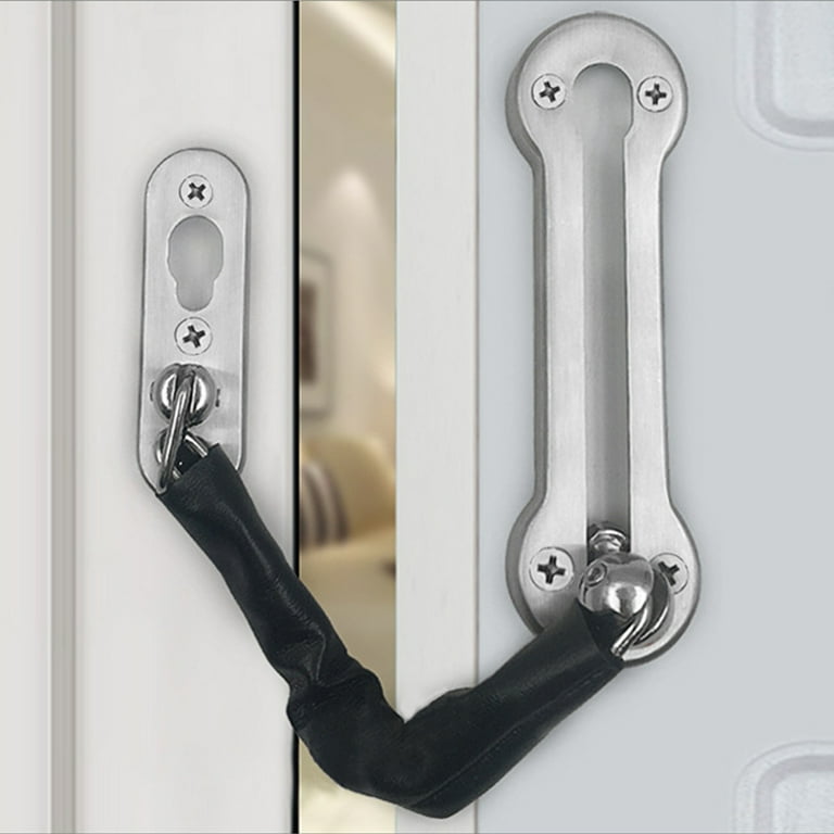 Door outlet chain lock
