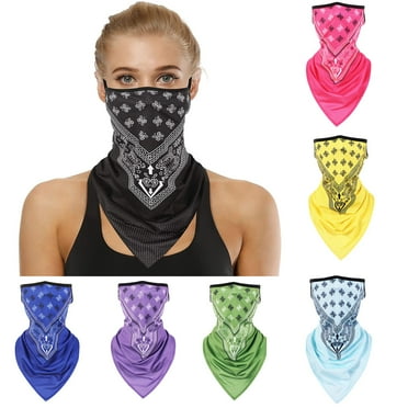 Windfall Face Bandana Face Cover Scarf Face Balaclava Breathable Windproof Neck Gaiters Headwear Bandana for Dust Wind Motorcycle