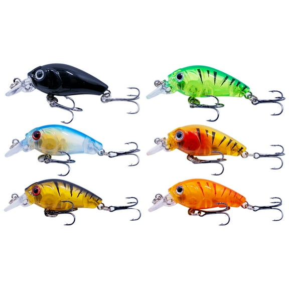 Windfall Fishing Lure, 4.5cm 4g Mini Plastic Fishing Tackle Tools Accessories Artificial Fish Lure Bait