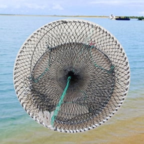 Windfall Fishing Net Wire Grid Bottom Crab New Folding Fishes Net Landing Net Trap Cast Dip Cage for Fish Shrimp Minnow Crayfish Crab Net