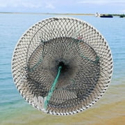 Windfall Fishing Net Wire Grid Bottom Crab New Folding Fishes Net Landing Net Trap Cast Dip Cage for Fish Shrimp Minnow Crayfish Crab Net