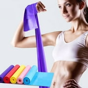 Windfall Flat Resistance Band, Elastic Health Yoga Pilates Arm Back Leg Fitness Rubber Stretch Exercise Band - Home Gym for Men & Women