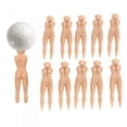 thumbnail image 1 of Windfall Golf Tee, 10Pcs Nude Lady Shape Golf Tees Naked Design Golfers Plastic Sports Ball Holder, 1 of 7