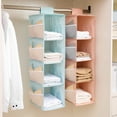 thumbnail image 1 of Windfall Hanging Closet Organizer,Oxford Cloth Washable Multilayer Foldable Hanging Storage Rack Clothes Organizer，Collapsible Storage Shelves for Clothes， Shoes and Accessories, 1 of 2