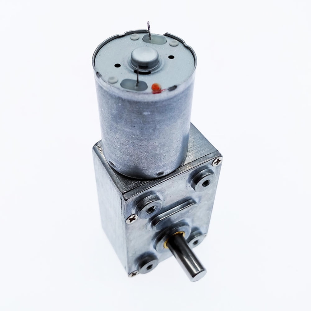 JGY370 DC12V Getriebemotor – Mini-Schneckengetriebe Mit Drehzahlregler, 40 U/min – Inkl. CW/CCW Schalter, Für Elektronische Schlösser & Roboter