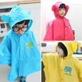 thumbnail image 1 of Windfall Kids Cute Raincoat Waterproof Rain Poncho Jacket Coat for Girls Boys 1-8 Years Cute Big Ear Waterproof Button Closure Kid Raincoat Children Rain Cape, 1 of 7