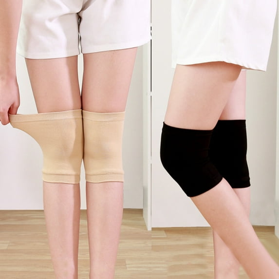 Windfall Knee Braces Anti-Slip Solid Color Knitted Knee Sleeve Protector Unisex Elastic Leg Warmer