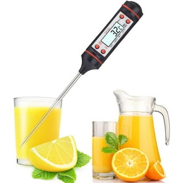 Windfall Meat Thermometer,Instant Read Digital Cooking Thermometer,Electronic Food Thermometer with Super Long Probe for Kitchen,Milk,Candy,BBQ and Grill