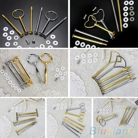 Windfall Multi-Style 2 Or 3 Tier Cake Stand Fittings Hardware Holder for Wedding and Party