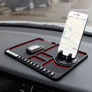 Janebrty Multifunctional Car Anti-Slip Mat Auto Phone Holder Non Slip Sticky Anti Slide Dash Phone Mount Silicone Dashboard Car Pad Mat