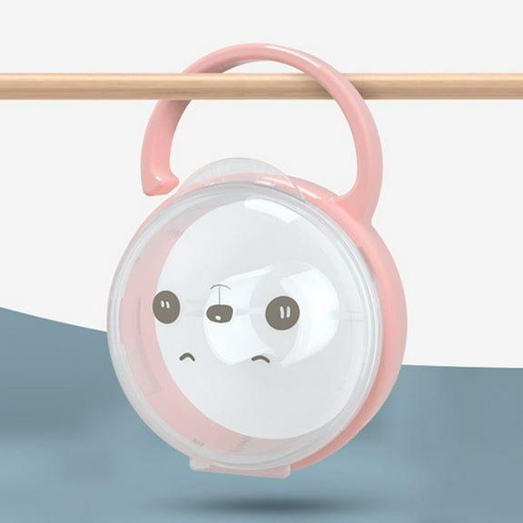 Windfall Pacifier Case Pacifier Holder Case Pacifier Clip Binky Holder Case Pacifier Box Pacifier Accessories Cute Portable Baby Pacifier Teether Storage Box Dust-Proof Cover Case Container