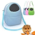 thumbnail image 1 of Windfall Pet Carrier Bags Hamster Rat Hedgehog Rabbit Sleeping Bag Breathable Portable Outgoing Travel Handbags Backpack with Shoulder Strap 8-10inch, 1 of 7