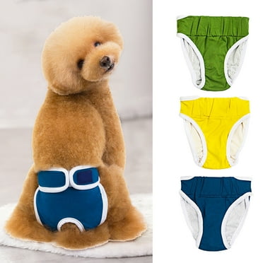 Windfall Reusable Washable Dog Diapers Female - Highly Absorbent Doggie Diapers - Adjustable Puppy Diapers for Dog Period Panties