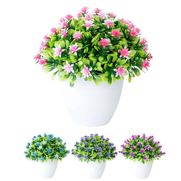 Windfall Simulation Plants Potted Beautiful Lifelike Plastic Realistic Artificial Bonsai for Home