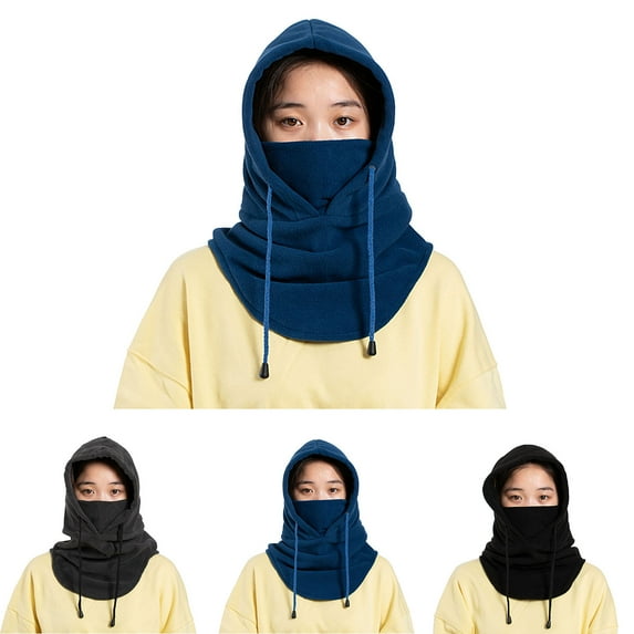Windfall Ski Face Cover Fleece Balaclava Adjustable Windproof Winter Half Face Cover Lengthened Warm Ski Balaclava for Men Women