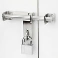 thumbnail image 1 of Windfall Sliding Bolt Gate Latch, Safety Lock Bolt Hasp, Heavy Duty 304 Stainless Steel Barrel Door Latches, with Padlock Hole, Brushed Workmanship, 1 of 8