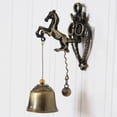 thumbnail image 1 of Windfall Vintage Horse Elephant Owl Shaped Bell Doorbell Halloween Hanging Door Decor, 1 of 7