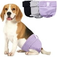 thumbnail image 1 of Windfall Washable Female Dog Diapers, Reusable Doggie Diaper Wraps for Female Dogs, Comfortable Physiological Pant for Outdoor, 1 of 7