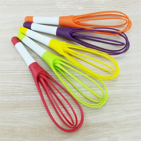 Windfall Whisks Whisk Kitchen Tool Kitchen whisks for Cooking Blending Whisking Beating Stirring Plastic Manual Rotary Egg Beater Mixer Blender Cream Butter Whisk Kitchen Gadget