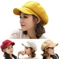 thumbnail image 1 of Windfall Women's Wool Beret Hat with Wide Brim, Solid Color, 1 of 2