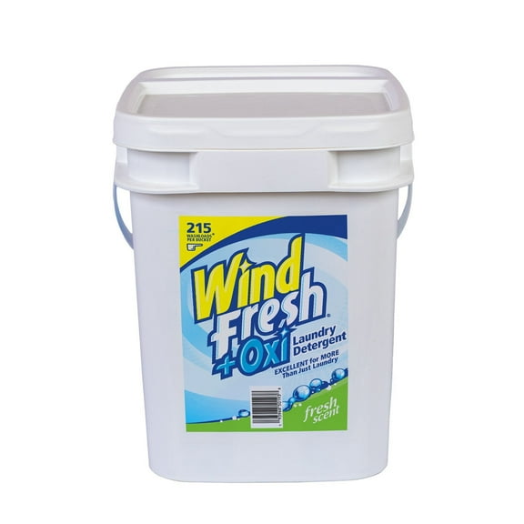 Windfresh+Oxi Powder Laundry Detergent, Fresh Scent, 215 Loads, 35 Pounds