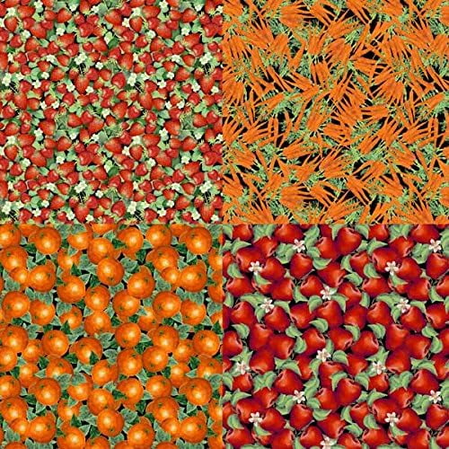 Windham Fabrics Locally Farm To Table Strawberries Plus - 35x43" panel 100% Cotton Fabric sold by the panel