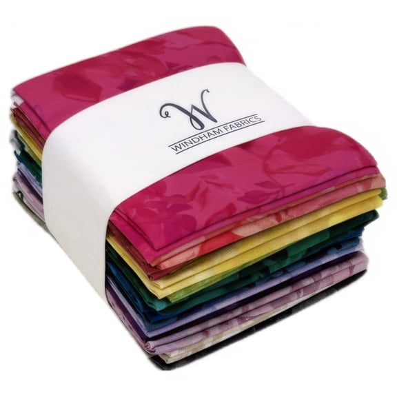 Windham Fabrics - Lush Fat Quarter Bundle by Whistler Studios 20 pcs