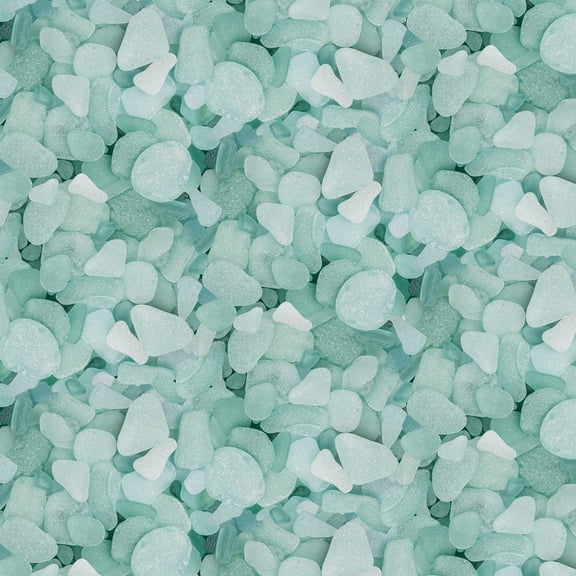 Windham Fabrics Sea Breeze Mermaids Tears Rocks Teal 100% Cotton Sold by The Yard