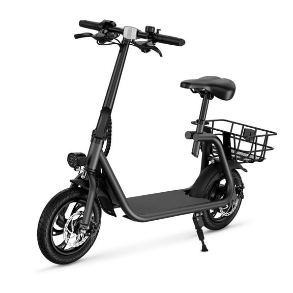 Windhorse Foldable Electric Scooter for Adults with Seat, 450W Motor, 20mph Speed, 20-Mile Range, Dual Brakes, UL2272 Certified, Portable Design