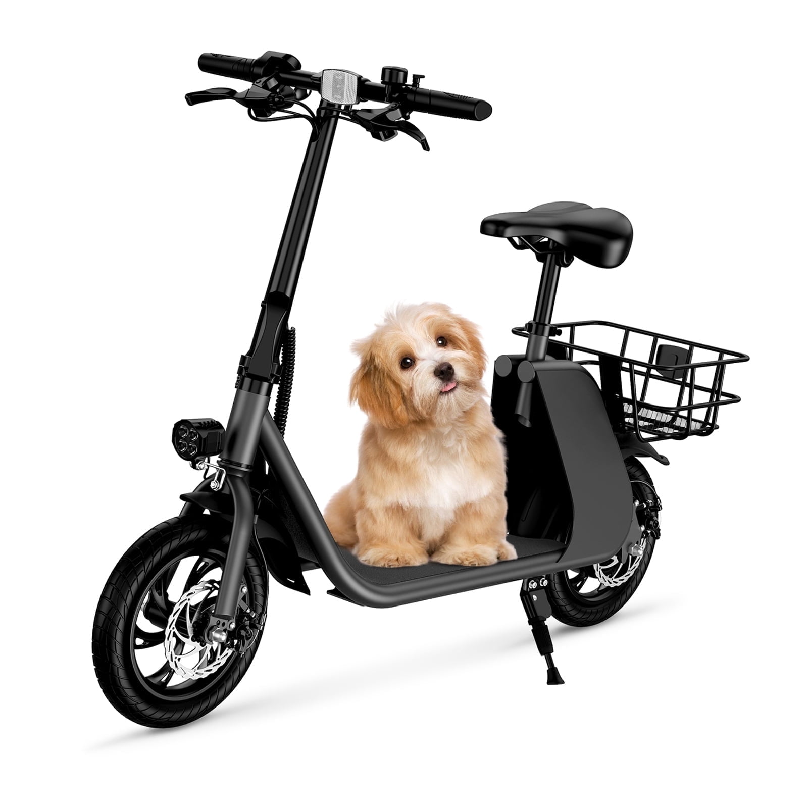 Windhorse Foldable Electric Scooter for Adults with Seat, 450W