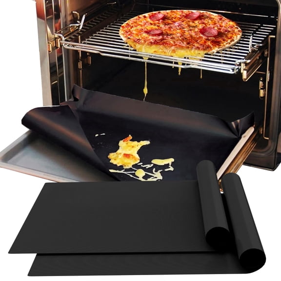 Windiluna 2 Pack Oven Liners for Bottom of Oven, 16x24 Inch Non-Stick Thick Oven Mats for Bottom of Oven, Prevent Gunk Spillovers & Odorles, Reusable Easy to Clean Oven