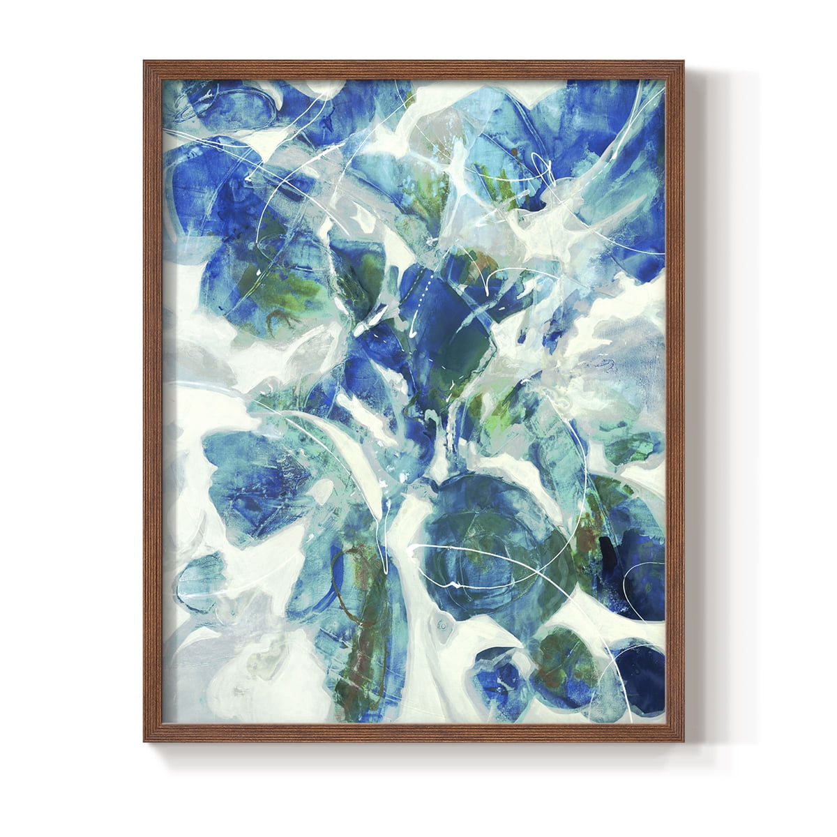 Winding Road Framed Print - Solid Wood in Single Picture Frame Solid Wood 2 Framed Print