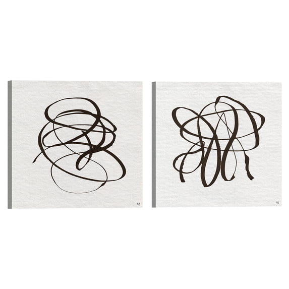 Winding Road I & II by Susan Jill Set of Canvas Art Prints