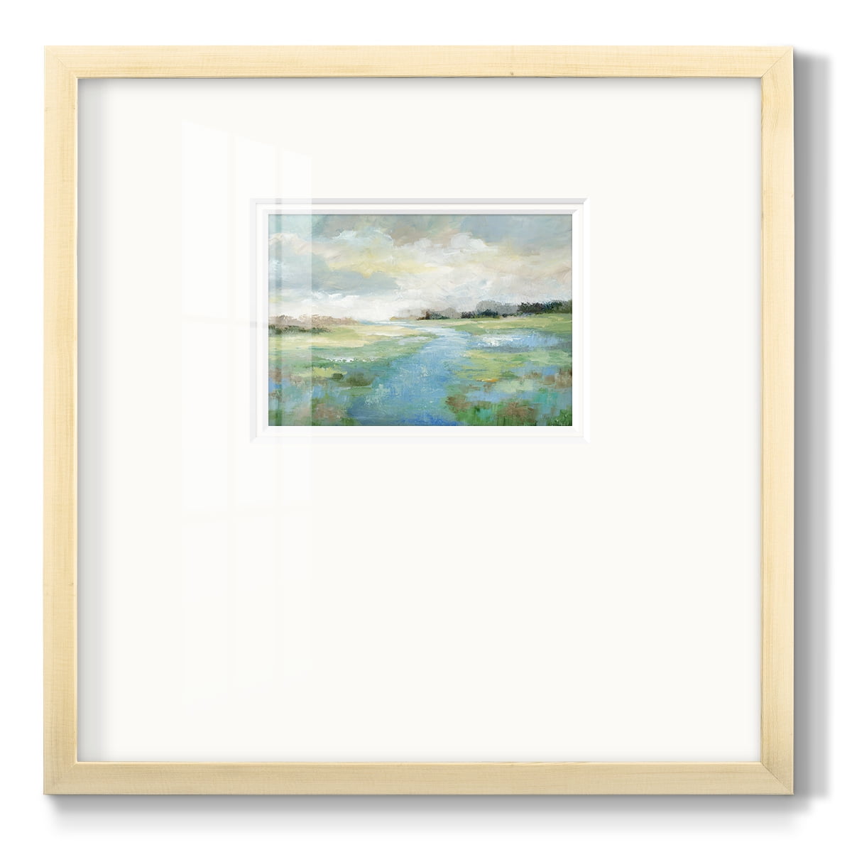 Winding StreamPremium Framed Print
