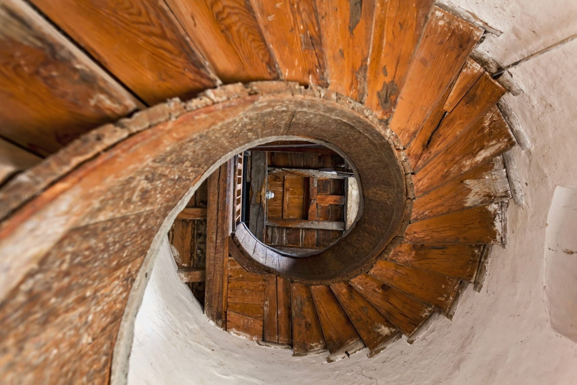 Winding stairs Upnor Castle Kent England Canvas Art - Doug McKinlay Design Pics (38 x 24)