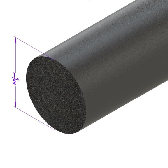 Windlace, Sponge Core Only (Cloth not included) 1/2" Diameter - LP 54