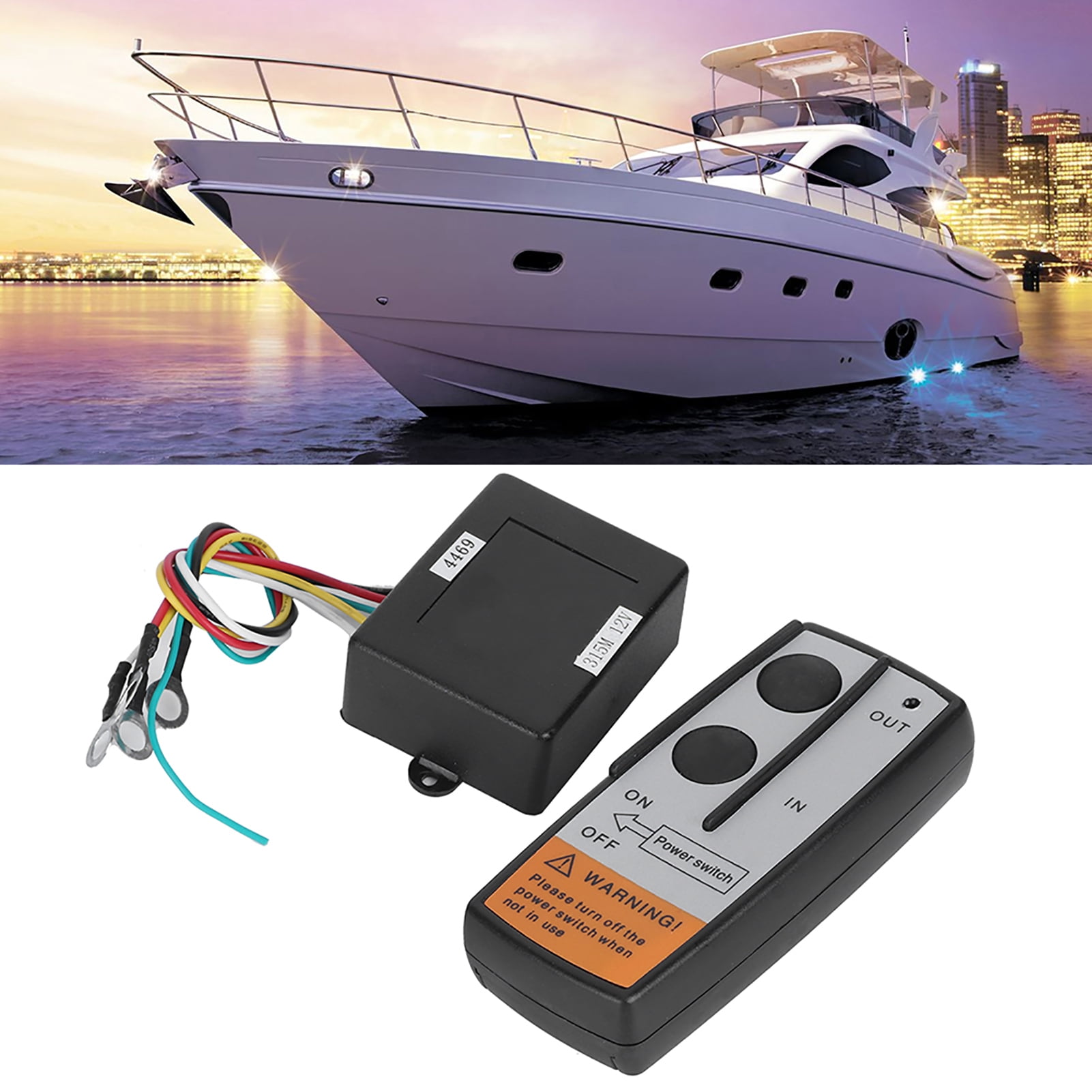 Windlass Remote, Marine Boat Accessory Anchor Controller Wireless Trim