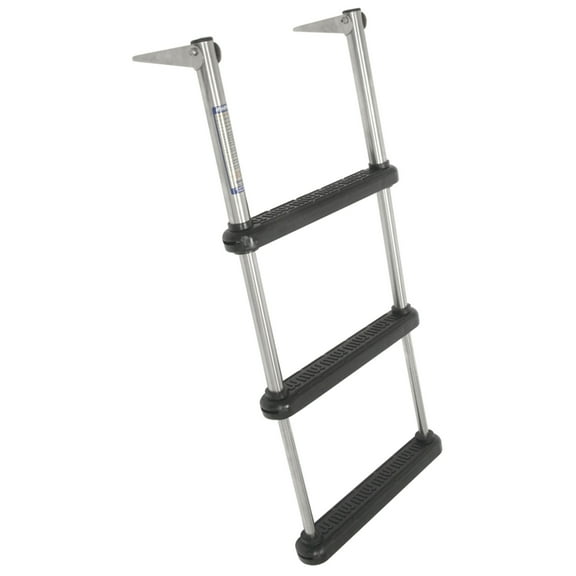 Windline TDL-3 Over Platform Telescoping 3-Step Ladder - Plastic Molded Steps
