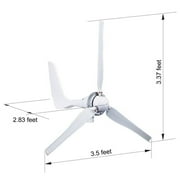 Windmill 1500W 48V 60A Wind Turbine Generator kit with Bluetooth Controll