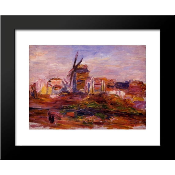 Windmill 20x24 Framed Art Print by Renoir, Pierre Auguste