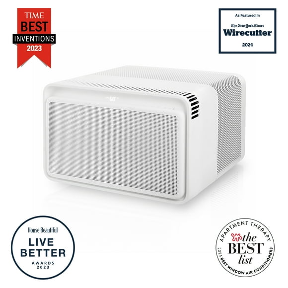 Windmill 8,000 BTU Inverter Window Air Conditioner with WhisperTech - Ultra-Quiet & Smart, Cools up to 350 Sq. Ft. - #1 Easy Install, App/Wi-Fi, Voice-Enabled, Remote Control, Energy Star