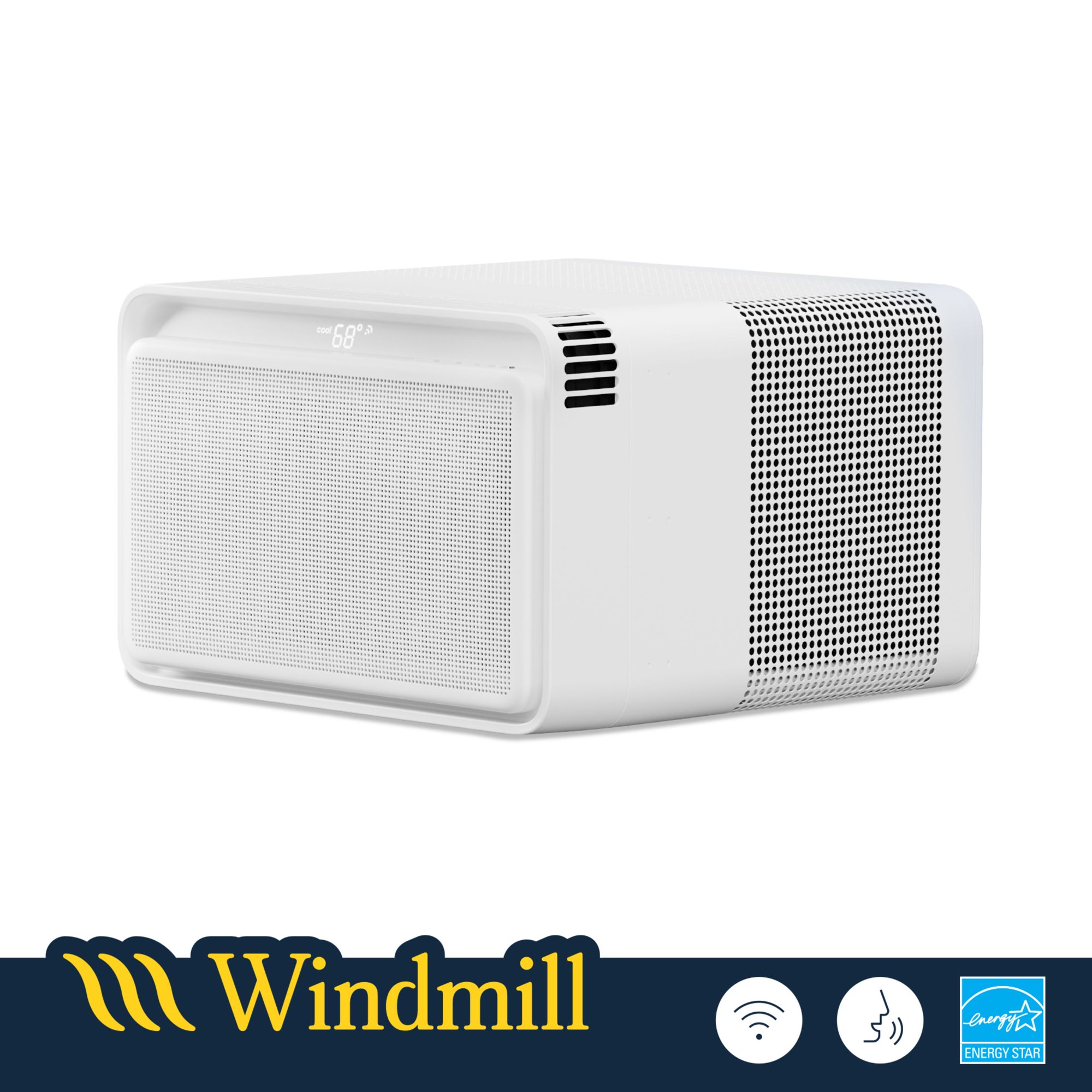 Windmill Air Conditioner 8,000 BTU 115V Smart Window AC, Energy Star, Easy  to Install, Quiet, 2X Insulation, Auto-Dimming LED Display, App Voice and  Remote Control, White - Walmart.com