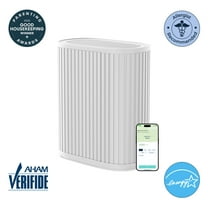 Windmill Air Purifier for Home - 3-In-1 Filtration for Smoke & More - True HEPA Filter, Activated Carbon, & Pre-Filter - Covers Up To 1950 Sq ft - Ultra-Quiet - App Compatible - White