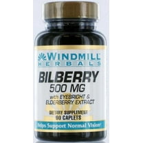 Windmill Bilberry 500 Mg Capsules 60 Each