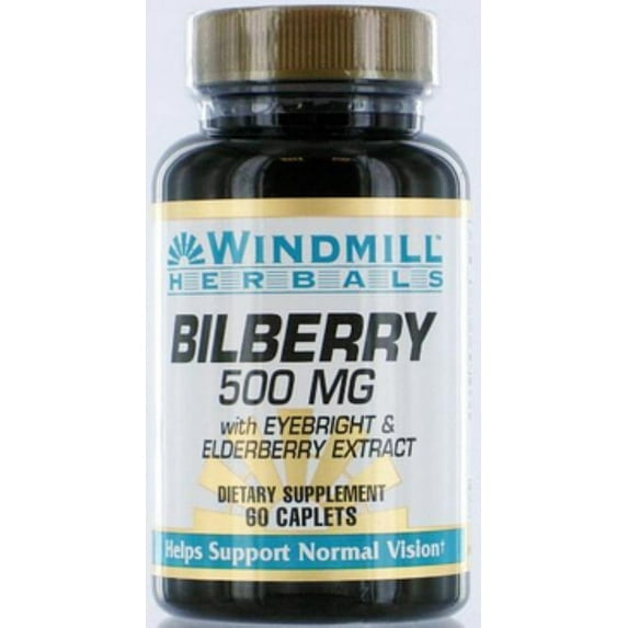 Windmill Bilberry 500 Mg Capsules 60 Each