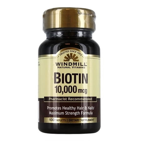 BIOTIN TABS 10000 MCG WMILL