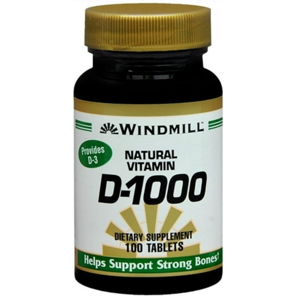 Windmill D-1000 Tablets 100 Tablets - (Pack of 2)