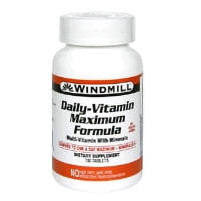 Windmill Daily Vitamin Maximum Formula Multi Vitamin With Minerals Dietary Supplement Tablets - 100 Ea