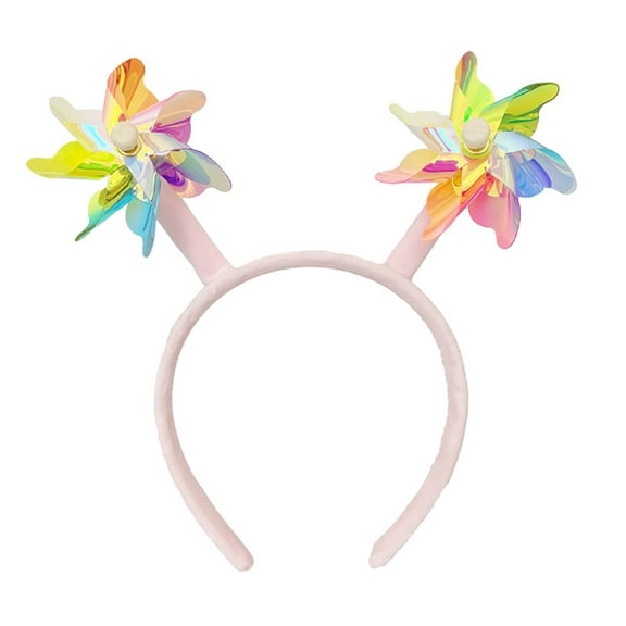 Windmill Headband Plant Flower Headband Caterpillar Headband Sunflower Hairband Bud Leaf Head Accessory Tulip Headband for Children and Adults Performing Festival Party Decoration Type 24
