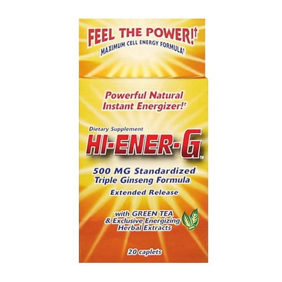 Windmill Hi-Ener-G Extended Release 500 Mg Caplets - 20 Ea